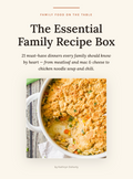 Essential Family Recipe Box